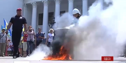Активісти під мерією відстояли історичний центр Одеси від забудови