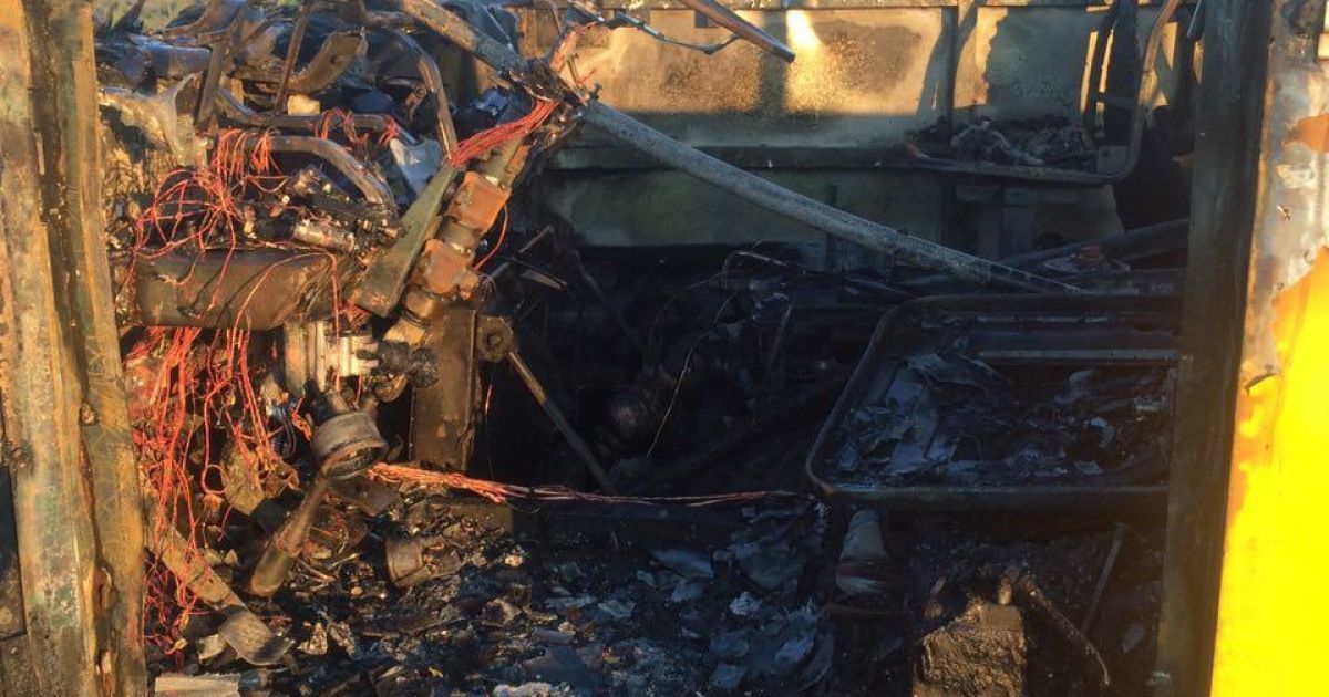 вигорілий автобус_3 / © Відділ комунікації поліції Харківської області
