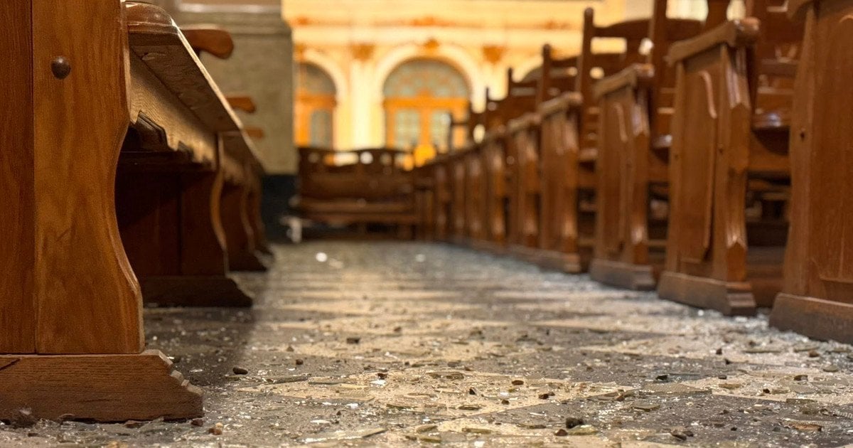 Наслідки атаки на Львівський органний зал 24 березня. Фото: Тарас Демко