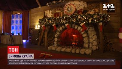 "Зимова країна": новорічне містечко ще офіційно не відкрите, але ельфи вже зустрічають перших гостей