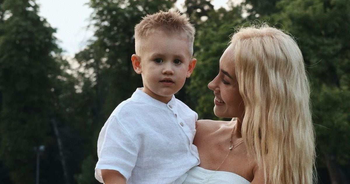 Даша Квиткова с сыном