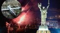 У Києві збили дрон невідомого типу /  Колаж ТСН.ua