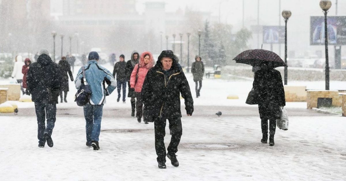 Понедельник будет с мокрым снегом, дождями и туманом. Прогноз погоды на 4 декабря