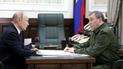Президент РФ Владимир Путин и глава Генштаба Валерий Герасимов. Фото: росСМИ.
