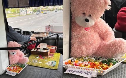 В Киеве водитель маршрутки бесплатно угощает пассажиров конфетами: Сеть в восторге (фото)
