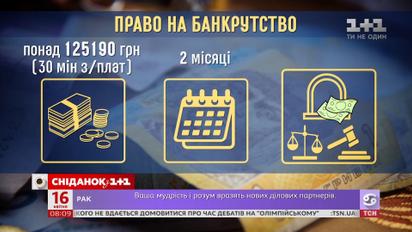 Що варто знати про нову процедуру збанкрутування фізичних осіб в Україні