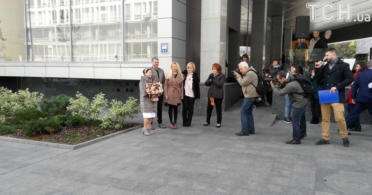 В Киеве открыли именную звезду в честь Нины Матвиенко / © Фото Дмитрия Святненко/ТСН