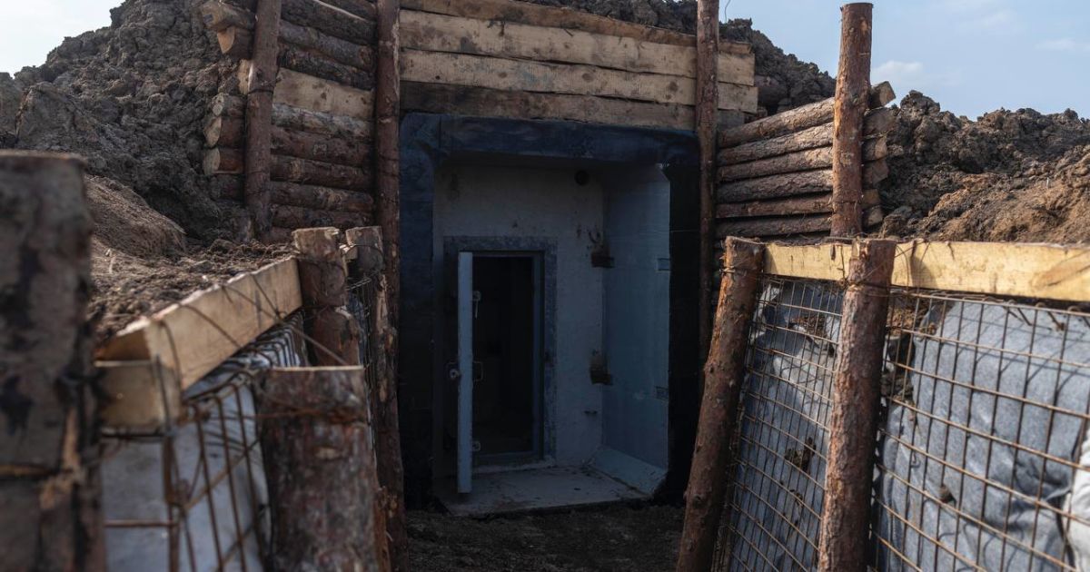 Будівництво оборонних фортифікацій на Запорізькому напрямку / Фото: Міноборони