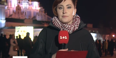 Михайловский собор бьет в колокола в память о событиях Евромайдана