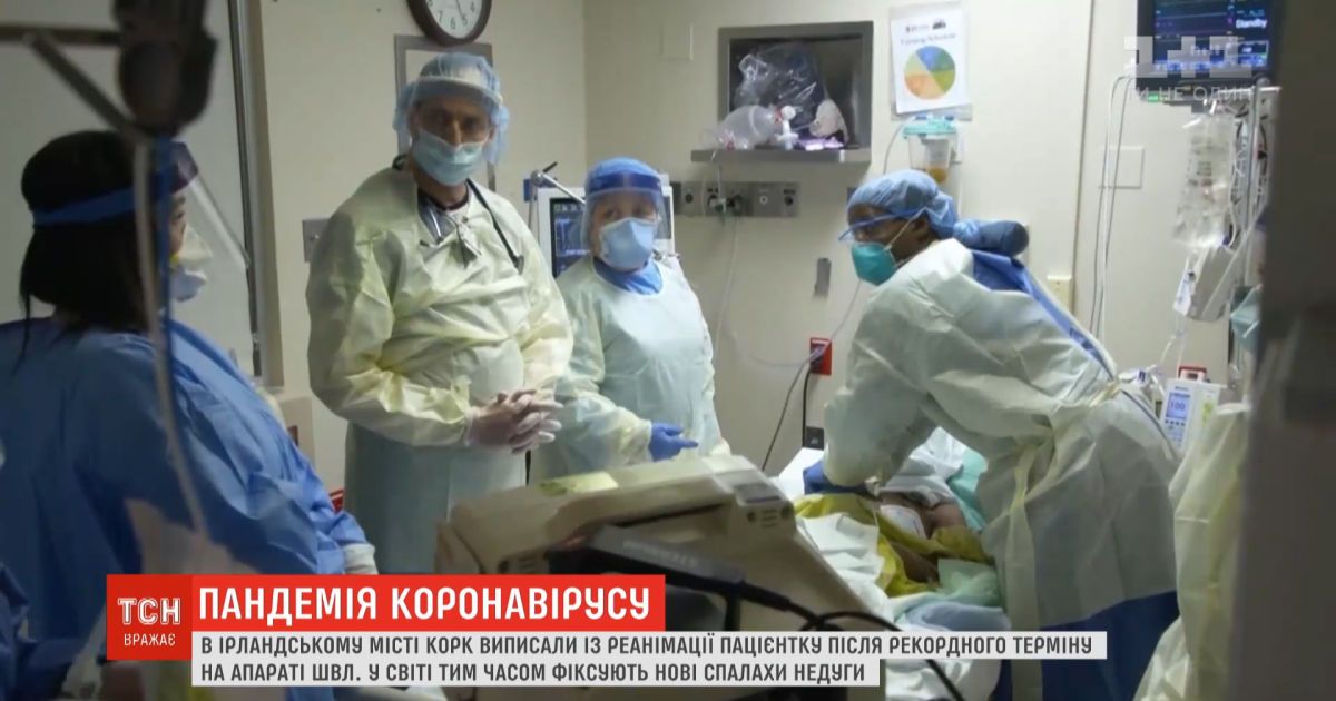 Коронавирусное чудо: в Ирландии женщина провела на аппарате ИВЛ 79 дней