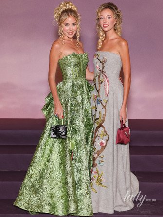 Принцесса Мария Каролина и принцесса Мария Кьяра Бурбон-Сицилийская