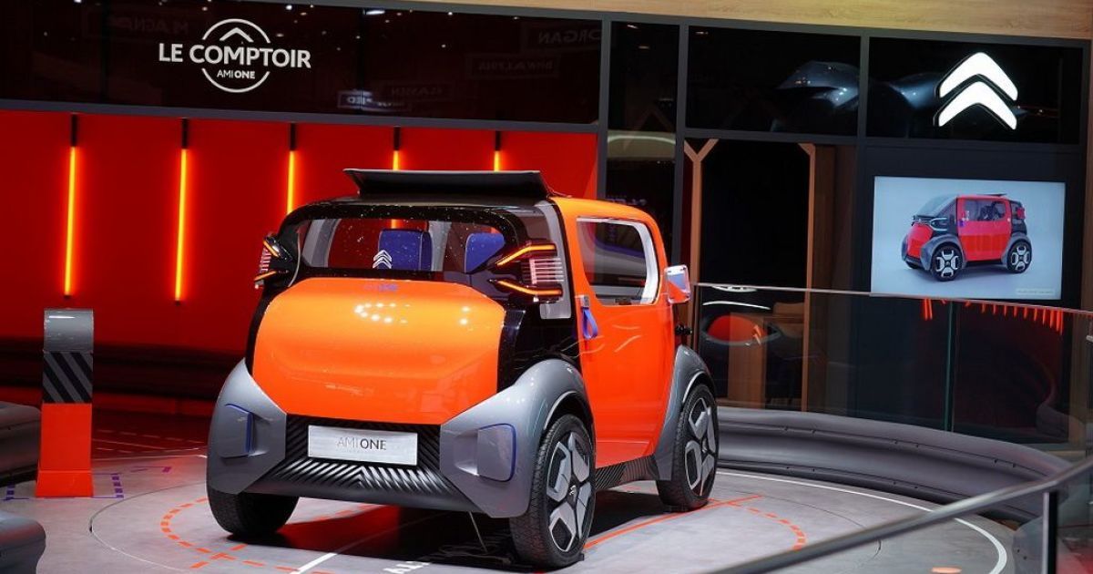 Citroen официально представил городской электрокар AmiOne
