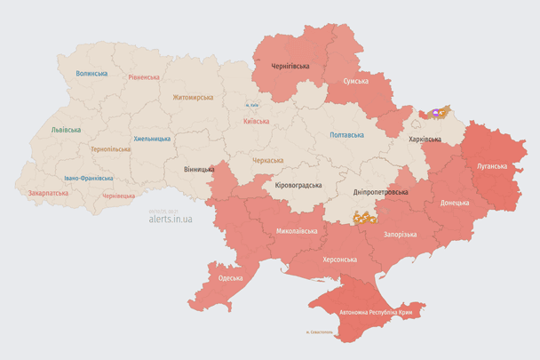 Ворог атакує Україну БпЛА: напрямок руху