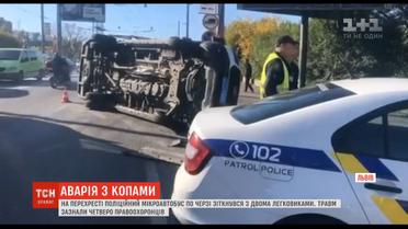 4 правоохранителя получили травмы в результате аварии, которую сами и спровоцировали