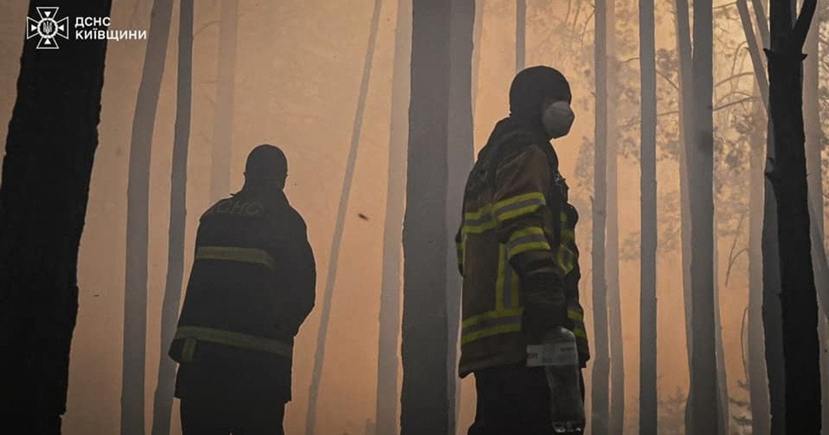 Пожежа у Чорнобильській зоні