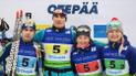 Збірна України з Вітою Семеренко виграла "бронзу" в естафеті Кубка IBU