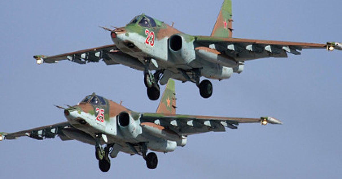 В РФ разбился Су-25