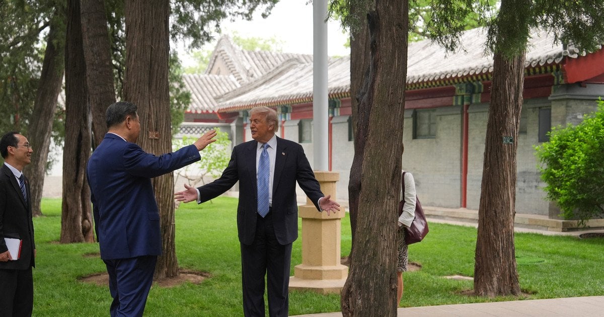Си Цзиньпин и Дональд Трамп