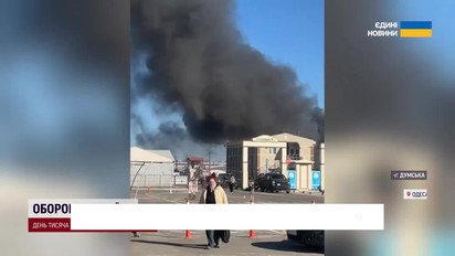 Масштабна пожежа на одеському промисловому ринку "7-й кілометр"