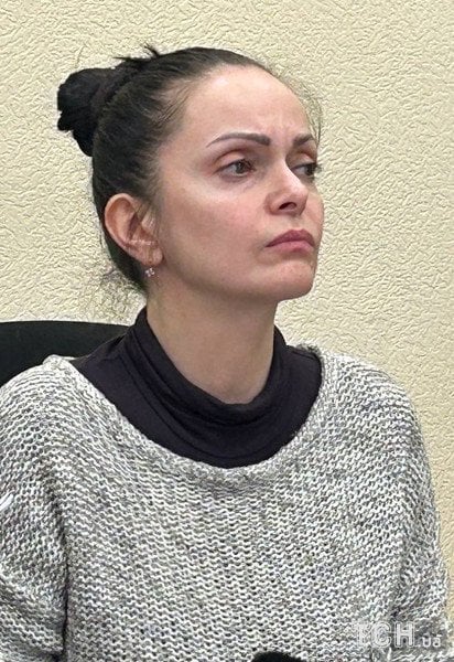 Патрульна Ганна Дудіна в суді