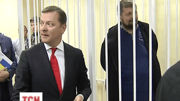 Розгляд справи Мосійчука обернувся сваркою та штурханиною за участю Олега Ляшка