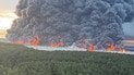 Пожежа складів у Московській області