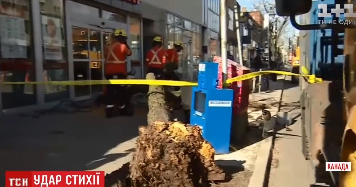 Ураганний вітер убив двох людей у Канаді