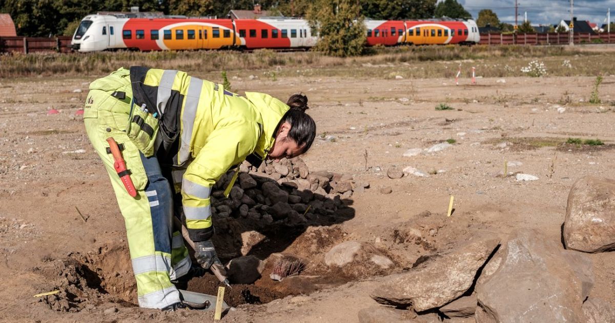 Археологічні розкопки у Швеції / Фото: Henrik Pihl, Archaeologerna