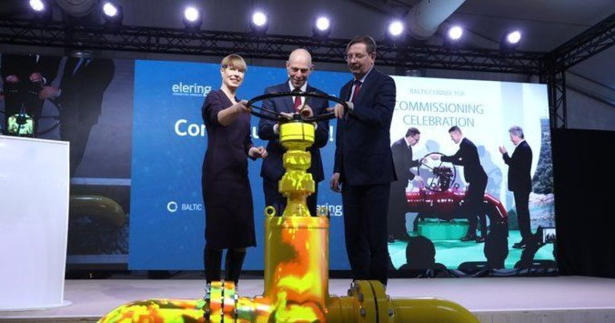 Зменшення залежності від Росії. Естонія та Фінляндія офіційно відкрили газопровід Balticconnector