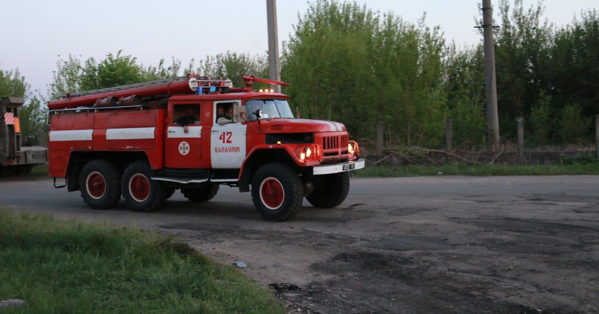 Пожар в Балаклее локализован
