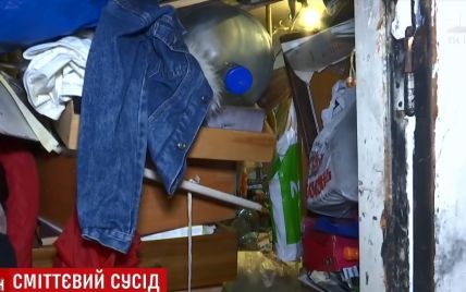 Половина кози та сльози від смороду: київський "Плюшкін" улаштував сміттєзвалище в багатоповерхівці та зник