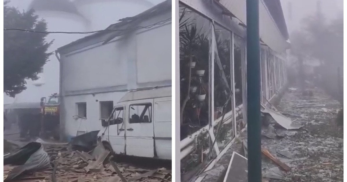 Пошкоджений Свято-Успенський чоловічий монастир в Одесі