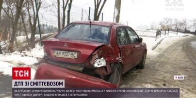 Водитель мусоровоза, который смял 8 машин в столице, отказался комментировать ДТП