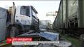 У Києві п'яний водій бетономішалки врізався у бетонний паркан