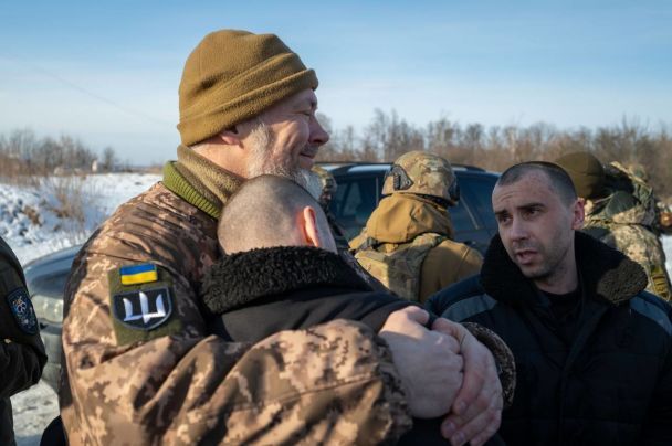 Обмін військовополоненими, Україна, 31 січня 2024 року / © Володимир Зеленський