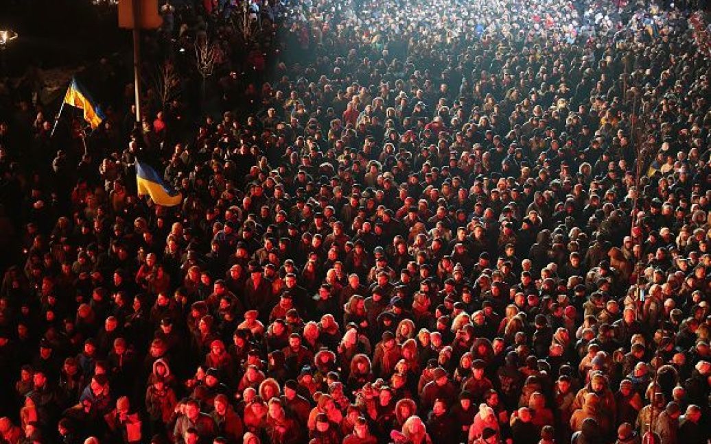 У Києві відбулося вшанування героїв Небесної сотні. / © Getty Images