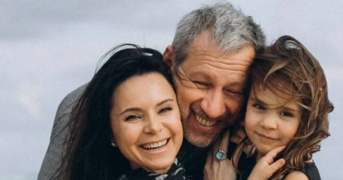 Лілія Подкопаєва з чоловіком і донькою