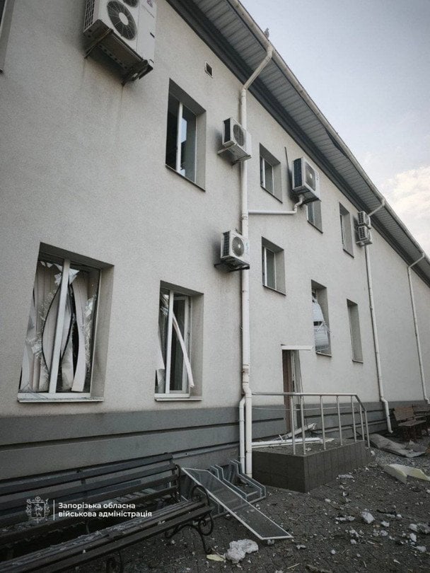 Последствия вражеского удара по Запорожью