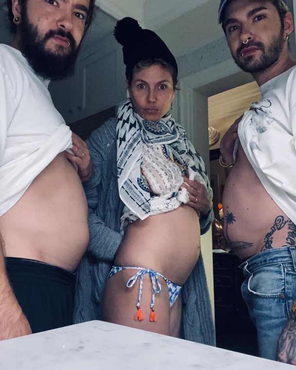 Гайді Клум з чоловіком Томом і його братом Біллом / © Instagram Гайді Клум