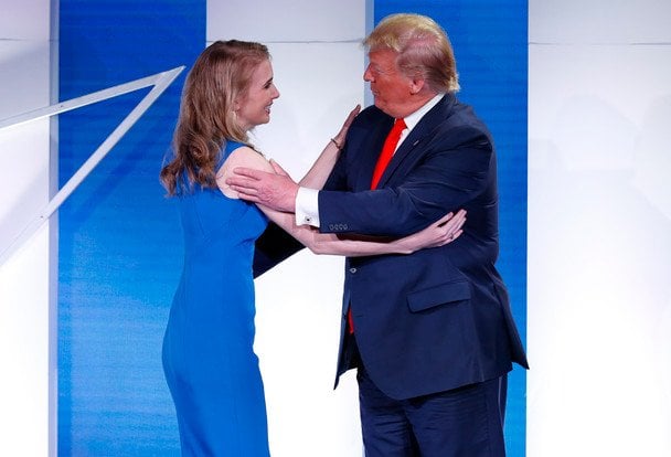 Наталі Гарп і Дональд Трамп / © Associated Press