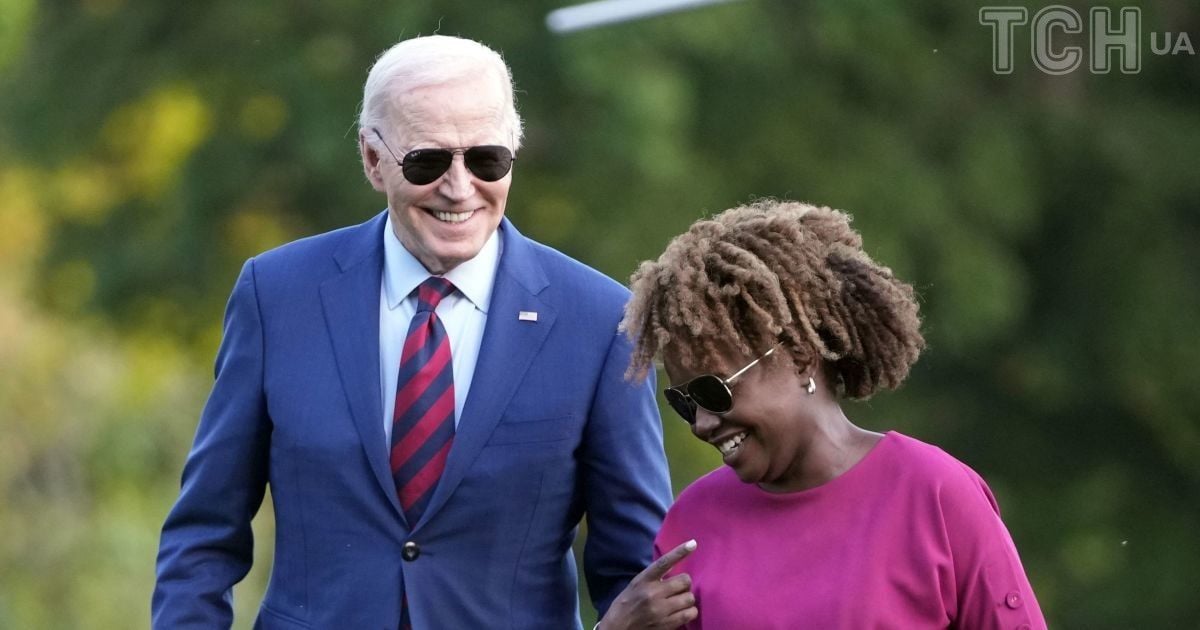 Джо Байден і Карін Жан-П’єр