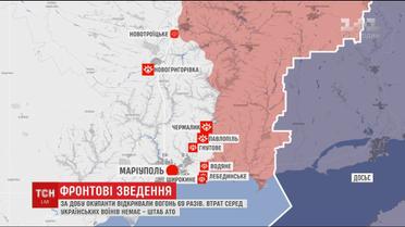 За сутки зафиксировано 69 обстрелов на Востоке, потерь среди украинских военных нет