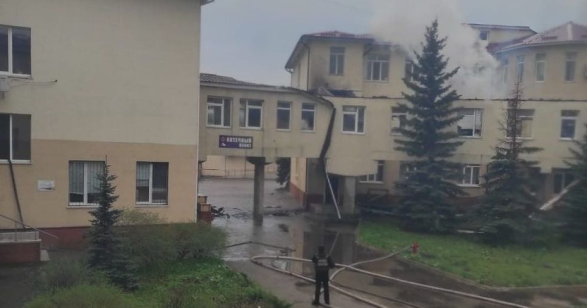 Окупанти обстріляли обласну травматологічну лікарню у Лимані із "Урагану", фото / Павло Кириленко