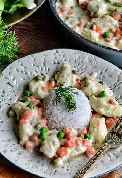 Ленивые фрикадельки в сливочном соусе с овощами instagram.com_pysznieczyprzepysznie