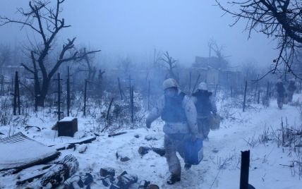На занесеному снігом Донбасі бойовики здійснили один обстріл. Хроніка АТО