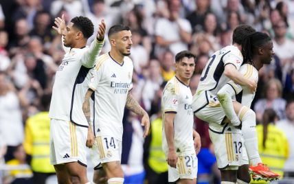 "Реал" без Лунина одержал разгромную победу и вплотную подобрался к чемпионству в Ла Лиге (видео)