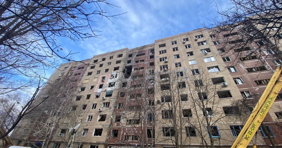 The aftermath of the enemy strike on Kramatorsk / Photo: Vadym Filashkin