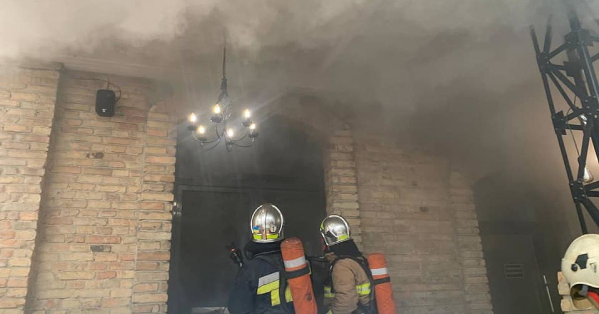 пожежа в ресторані у Рівному_5 / © ГУ ДСНС України у Рівненській області