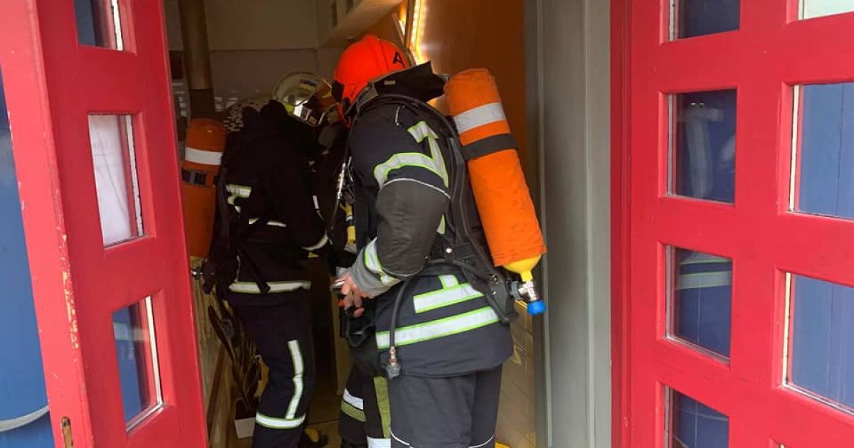 пожежа в ресторані у Рівному_4 / © ГУ ДСНС України у Рівненській області