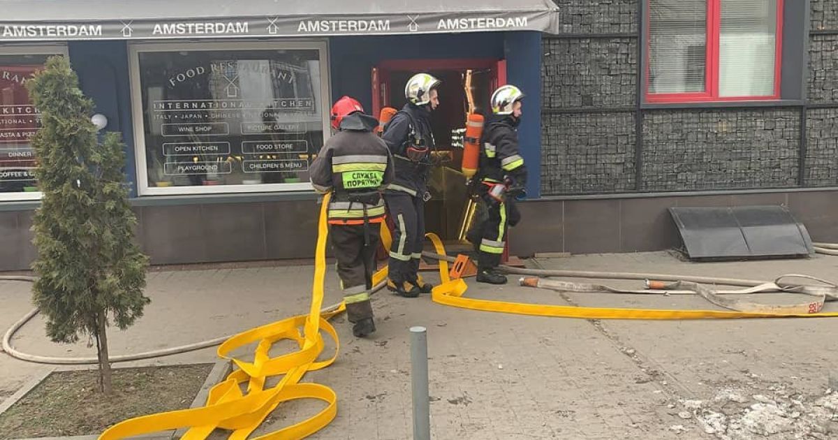 пожежа в ресторані у Рівному_9 / © ГУ ДСНС України у Рівненській області